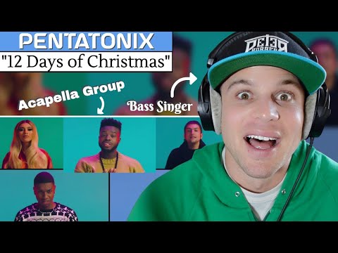 Professional Singer hears "12 Days of Christmas" for the 1st time! REACTION & ANALYSIS | Pentatonix