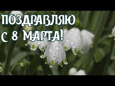 САМОЕ КРАСИВОЕ ПОЗДРАВЛЕНИЕ С 8 МАРТА