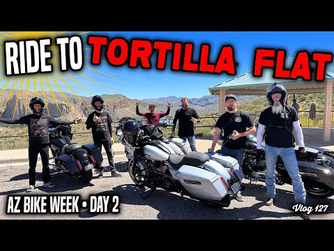 Riding Baggers to Tortilla Flat | AZ Bike Week Day 2 - Vlog 127