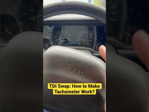 TDI Swapped Jeep: How to Make Tachometer Work!