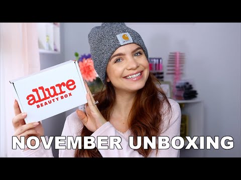 NOVEMBER ALLURE BEAUTY BOX UNBOXING 2020