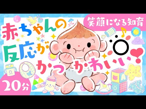 【赤ちゃんが喜ぶ音楽】赤ちゃんの反応がかわいい❣️│ソポアートパーク公式🌲赤ちゃんが泣き止む　笑う喜ぶ寝る音楽😊うた・アニメ│あかちゃん向け知育の動画