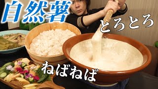 【山菜の王様】自然薯とろろご飯～冬のご馳走&縁起物～