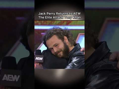 Jack Perry & the Elite Attack AEW CEO Tony Khan