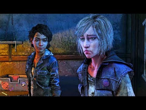 Violet Checks Clementine Before Bedtime (Telltale Walking Dead Final Season 4)