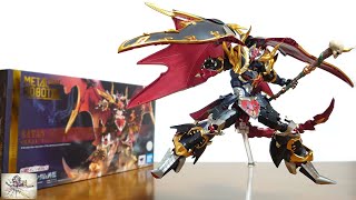 （サタンガンダムからモンスターブラックドラゴンに！大ボリュームの本体！）METAL ROBOT魂 ＜SIDE MS＞ サタンガンダム＝モンスターブラックドラゴン(リアルタイプver.)　レビュー