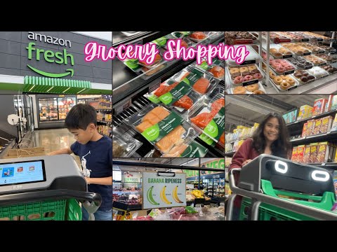 AMAZON FRESH Grocery Shopping & Haul | Living in Los Angeles