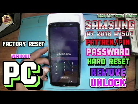 Samsung A7 Hard Reset | Samsung A7 Factory Reset | Samsung A7 A750F Pattern Unlock without PC