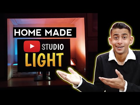 How to Make Colour Studio Light | Cheap Coloured Video Lighting | DIY