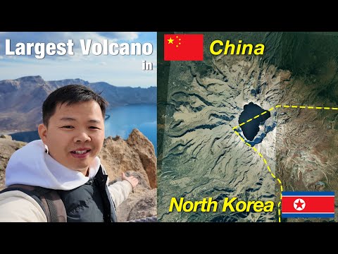 Adventure to China’s Largest Volcano: The Majestic Border Between China and North Korea!🇨🇳🇰🇵