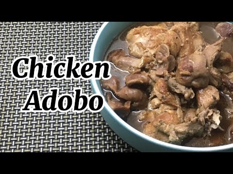 Chicken Adobo with gizzard