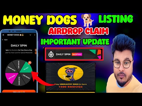 Money Dogs Airdrop withdrawal live l Money Dogs Withdraw l Money Dogs New Updated Spin