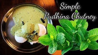 Pudhina Chutney // Simple Tamil style Mint Chutney// Idli Dosa Combination