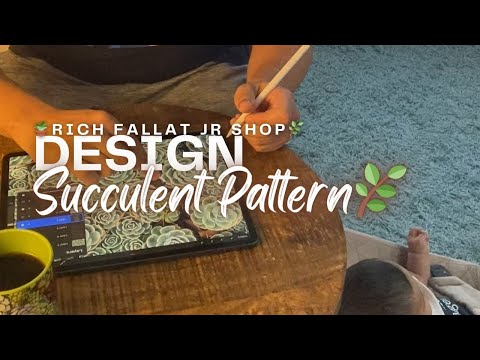 Succulent Pattern Design