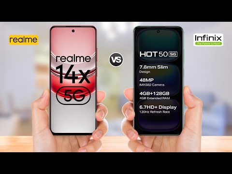 Realme 14x 5g vs Infinix Hot 50 5g || Full Comparison