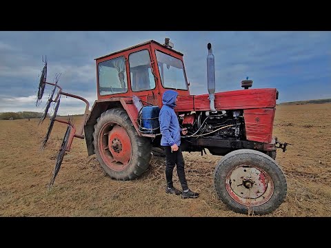 LA GREBLAT CU TRACTORUL UTB 650 BATRANUL MUNCITOR CU ALEX SPARTANU