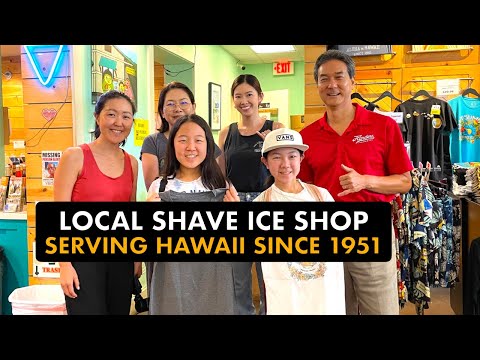 PLANTATION FAMILY SHAVE ICE SHOP//72 YEAR LONG HISTORY AND GOING STRONG