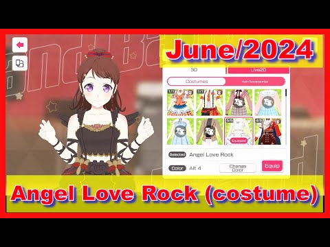 BangDream! [EN] (Bandori) –"Angel Love Rock Costume" [June/2024]