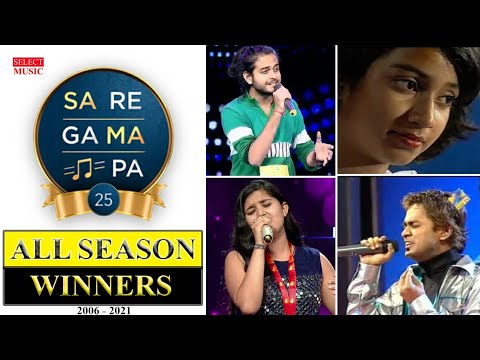 Sa re ga ma pa 2021 | saregamapa winners list 2006-2021 | #shorts