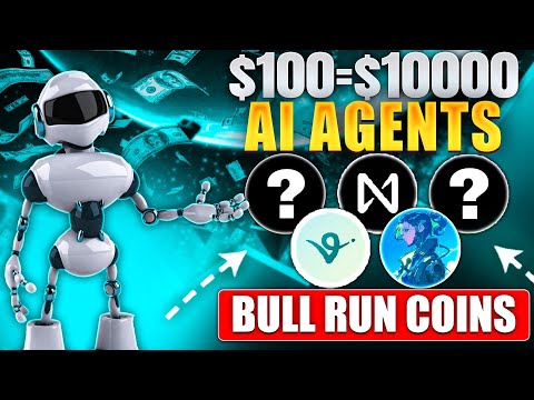 BULL RUN 2024 Crypto Coins || Next 5 Ai BUY LOW SELL HIGH Cryptocurrency Altcoins 2025 - 10X Coin