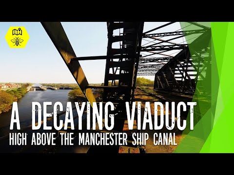 [Reupload]: A Decaying Viaduct High Above the Manchester Ship Canal