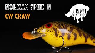 Norman Speed N CW Craw - Lurenet Paint Shop (Custom Painted Lures)