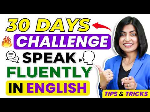 1Month Fluency Challenge 😱, Spoken English Tips and Tricks, English Connection