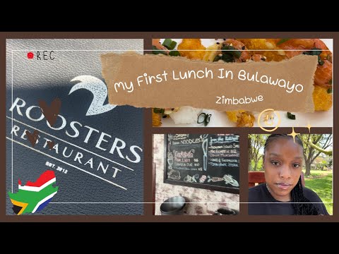 My First Lunch in Bulawayo Zimbabwe