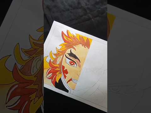 rengoku Drawing Goku drowing cuming soon #anime #drawing #short #rengoku