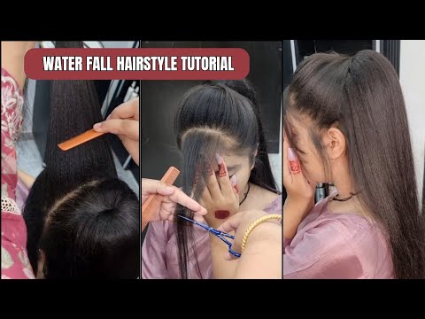 Waterfall Hairstyle Tutorial 😍 #lashesbeautyparlour #hairstyle #shortvideo