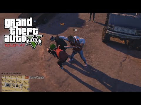 GTA 5 Roleplay- 4 - Shmacking Dude Who Stole My Car