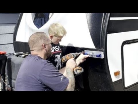 LEVEL MASTER - camper level install.  Easy and essential addition for a travel trailer.