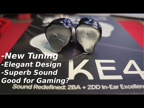 KiwiEars KE4 sounds so good but is it good for Gaming? KiwiEars KE4 Review (Gaming)