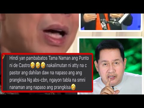 noli de castro sinupalpal si attorney israelito torreon dahil kay pastor quiboloy