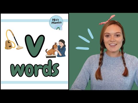 Learn to Blend 'v' Words with Miss Phonics | Phonics Blending Practice for Kids | British Teacher