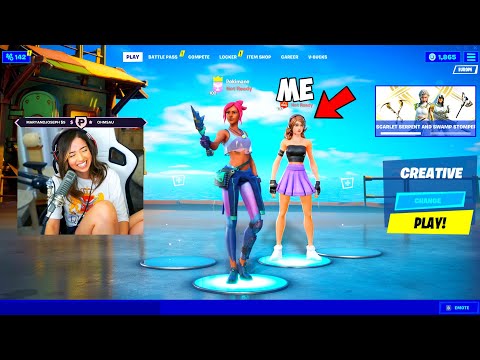 STREAMERS react to my SKIN CONCEPTS..! (Fortnite)