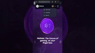 Param airdrop | param wallet connect | PARAM airdrop update | param gaming airdrop