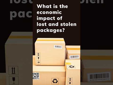 What is the economic impact of lost and stolen packages? 📦