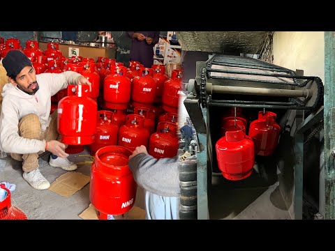 How to Make LPG Gas Cvlinder in Factory-How Gas Cylinders Are Made?|