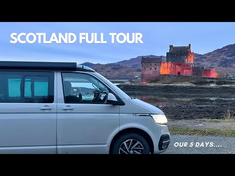 First Campervan Holiday to Scotland in our VW California Ocean was worth the miles  - (full tour)