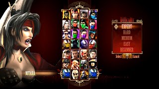 Mortal Kombat 9 - NITARA MOD - NEW Expert Arcade Ladder Gameplay