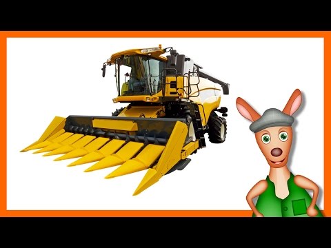 * COMBINE HARVESTER * | Farming Machinery For Kids | Things That Go TV!