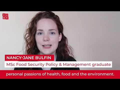 MSc Food Security Policy & Management graduate, Nancy-Jane Bulfin