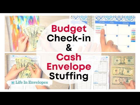 Budget Check In / Cash Envelope Stuffing / Sinking Funds  / Low Income / Life In Envelopes