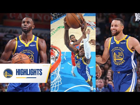 Highlights on Warriors WIN vs Oklahoma City 127-116