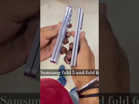 Samsung Fold 5 and fold 6 side by side body Look || #samsung #fold5 #fold6 #viralvideo #viralshorts