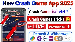 new crash game app !! crash game earning app !! new crash game app download link