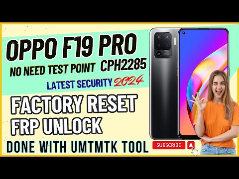 Oppo F19 Pro [CPH2285] FRP Unlock & Factory Reset Using UMT MTK Tool