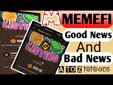 Memefi good news and bad news| Memefi Withdraw Update | Memefi Staking | Memefi new update | memefi