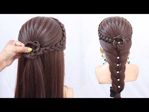 Totally Amazing ponytail hairstyle for wedding & party | Beautiful hairstyle for girls | Hair style